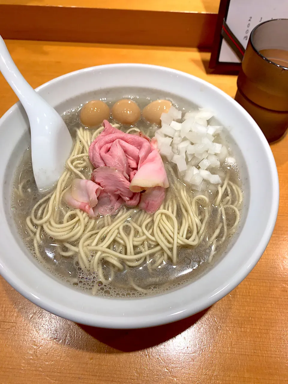 Snapdishの料理写真:煮干し蕎麦🍜うずら味玉|るみおんさん