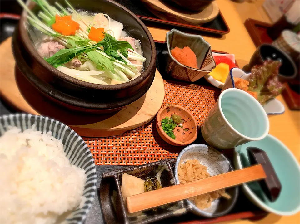 水炊きランチ|あずささん