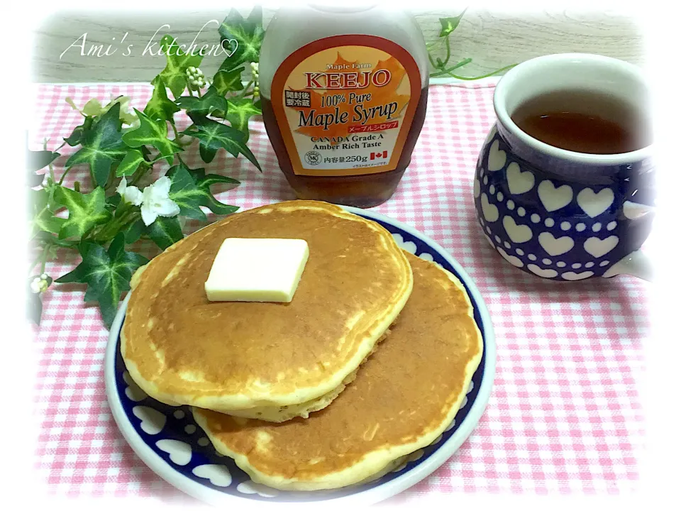 久し振りなホットケーキ😋🥞|あみさん