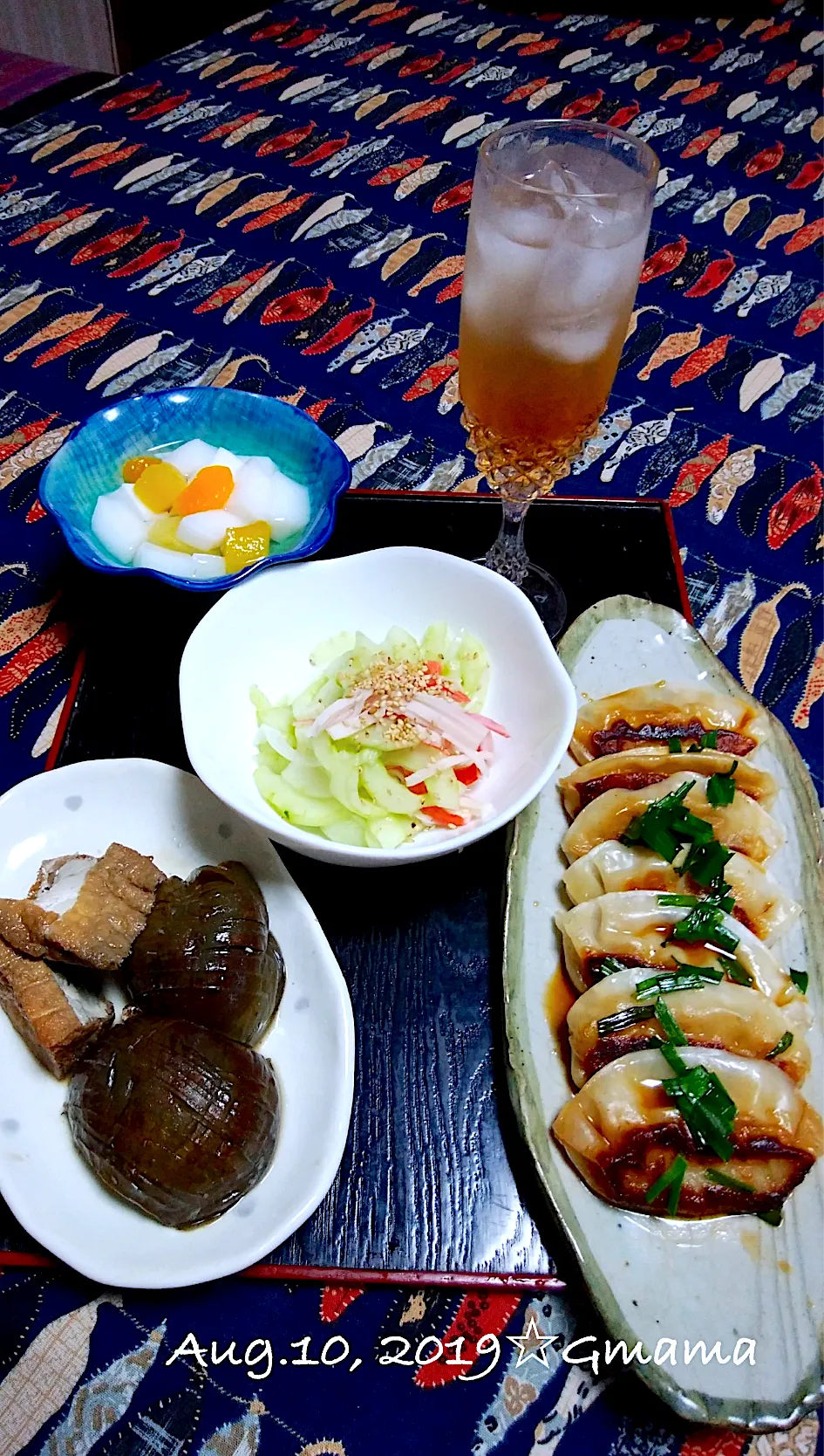 Gママの晩ごはん☆明日 みんなと出会うのに…ニンニクとニラの餃子🥟笑笑|kaoriさん