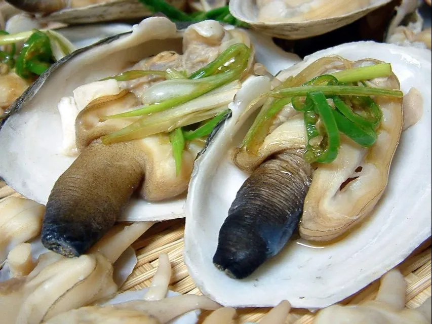 steamed soft shell clams|steven z.y.さん