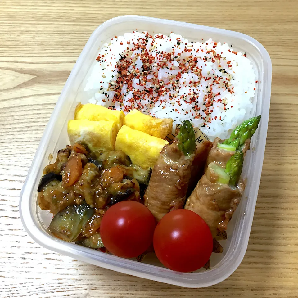 Snapdishの料理写真:月曜日の旦那さんのお弁当☺︎|むさけんさん