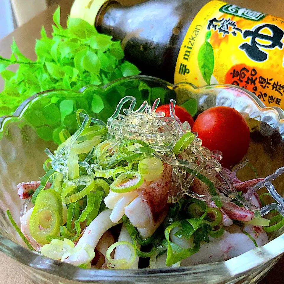 イカげそと海藻麺のぽん酢和え|9421beruさん