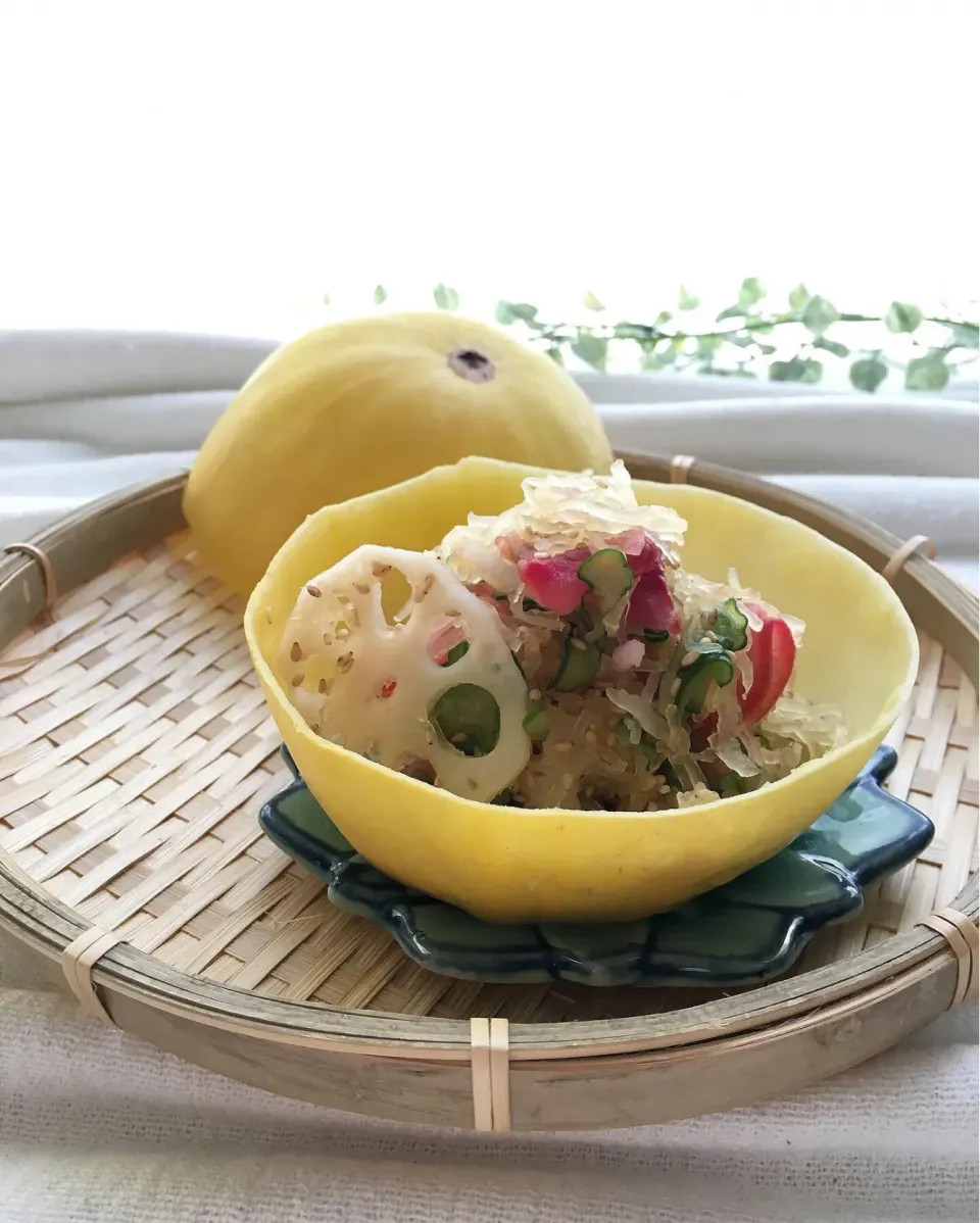 素麺かぼちゃの酢の物|千景さん