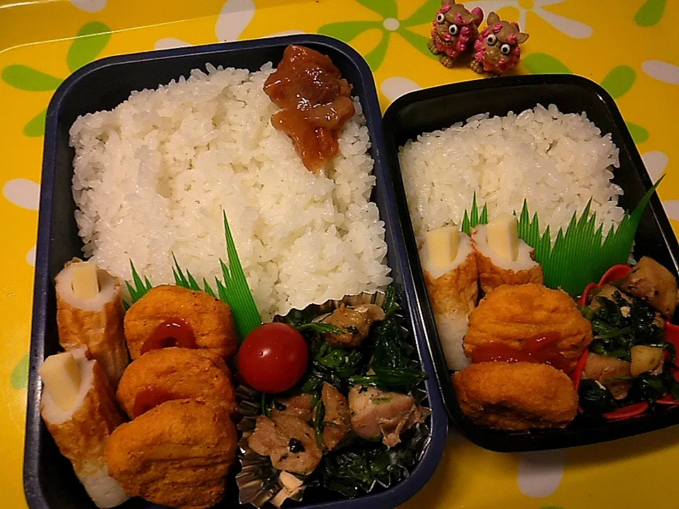 夫の弁当、娘の塾弁当|みどりさん