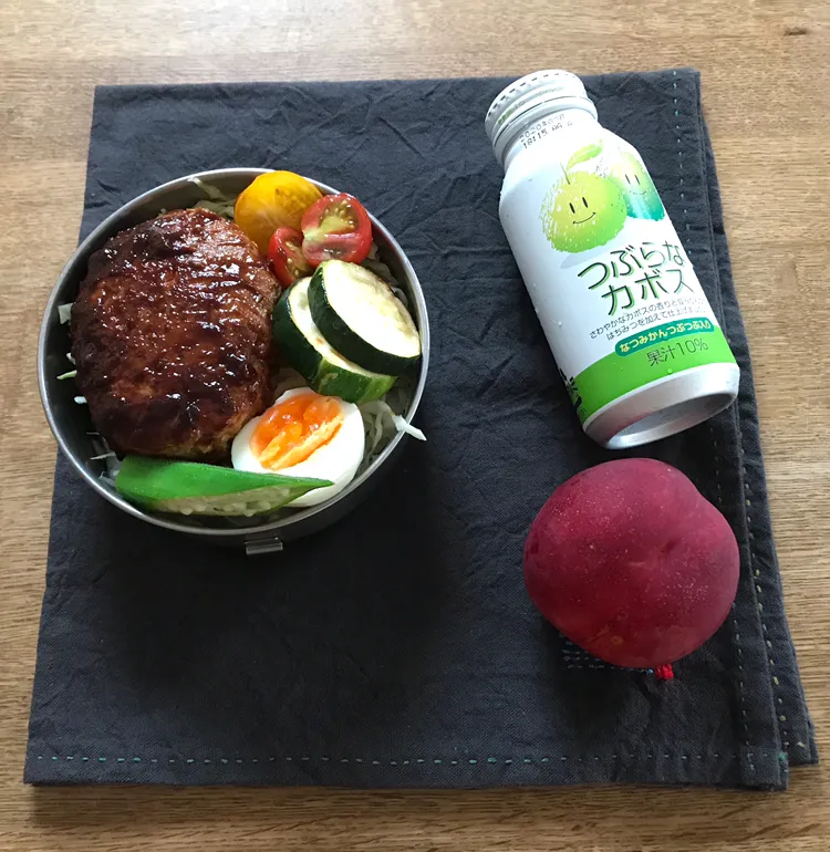 Snapdishの料理写真:本日のお弁当とつぶらなカボス|ボンジュール！さん