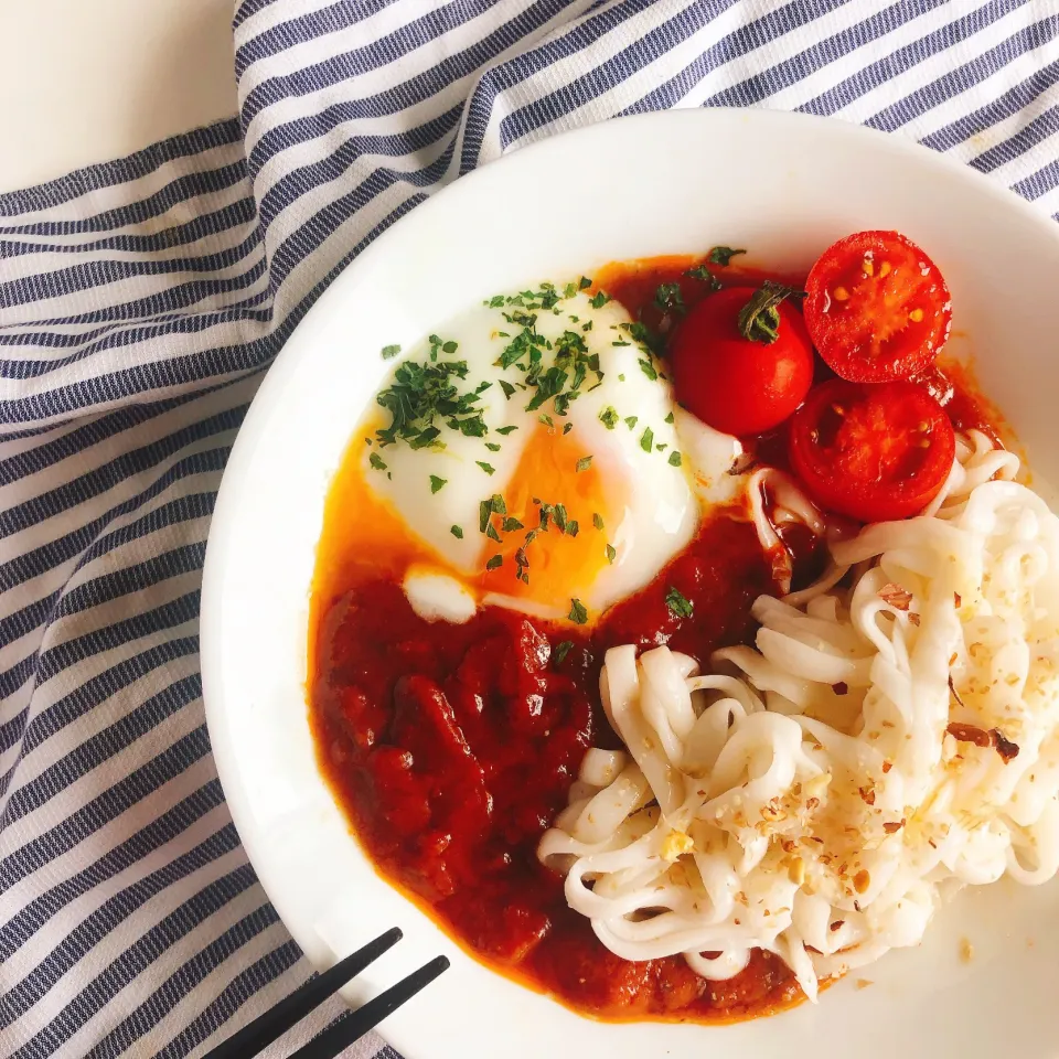 eggカレー素麺🍛🍳|sakiさん