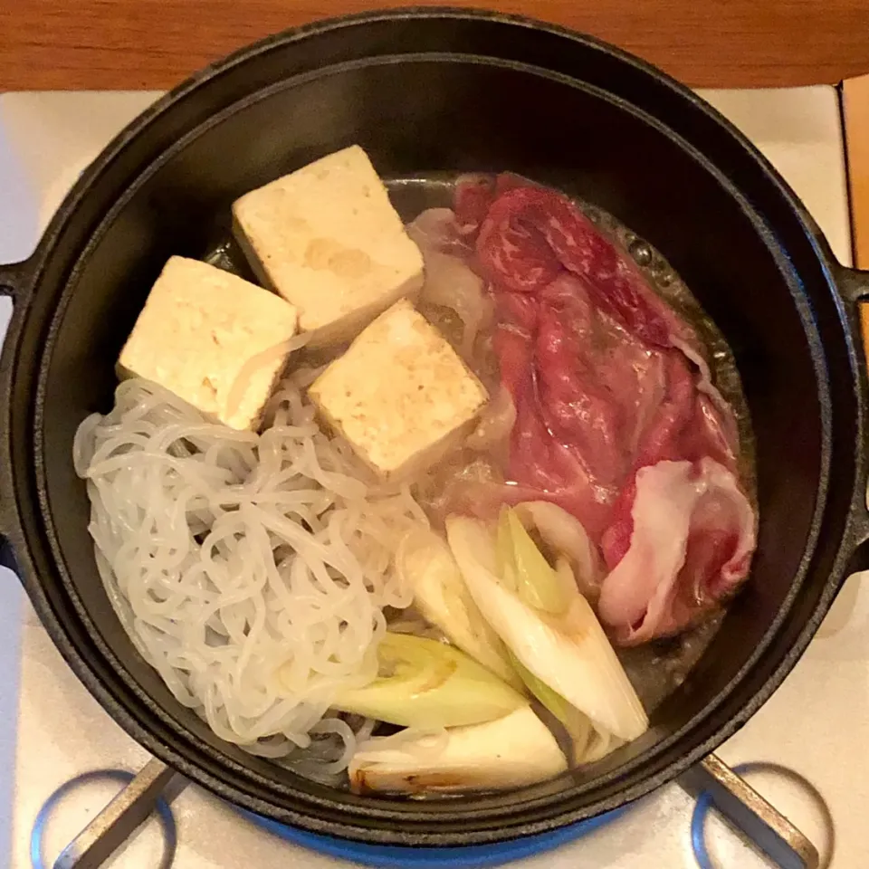 Snapdishの料理写真:神戸牛ですき焼き|マユマユさん