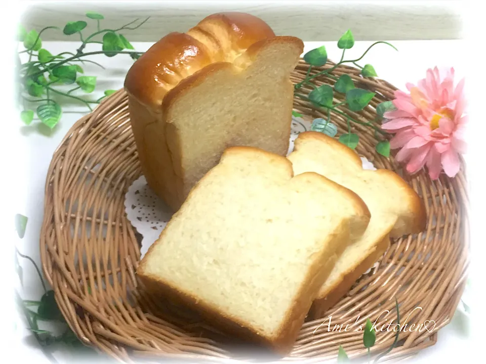 糀甘酒入り✨ふわふわ💓しっとり💓ホテル食パン😊🍞|あみさん