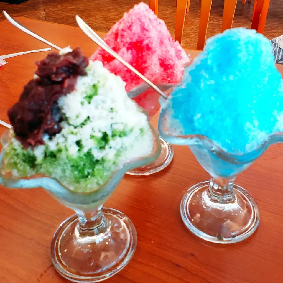 Snapdishの料理写真:温泉上がりのかき氷は最高🍧|yukaringoさん