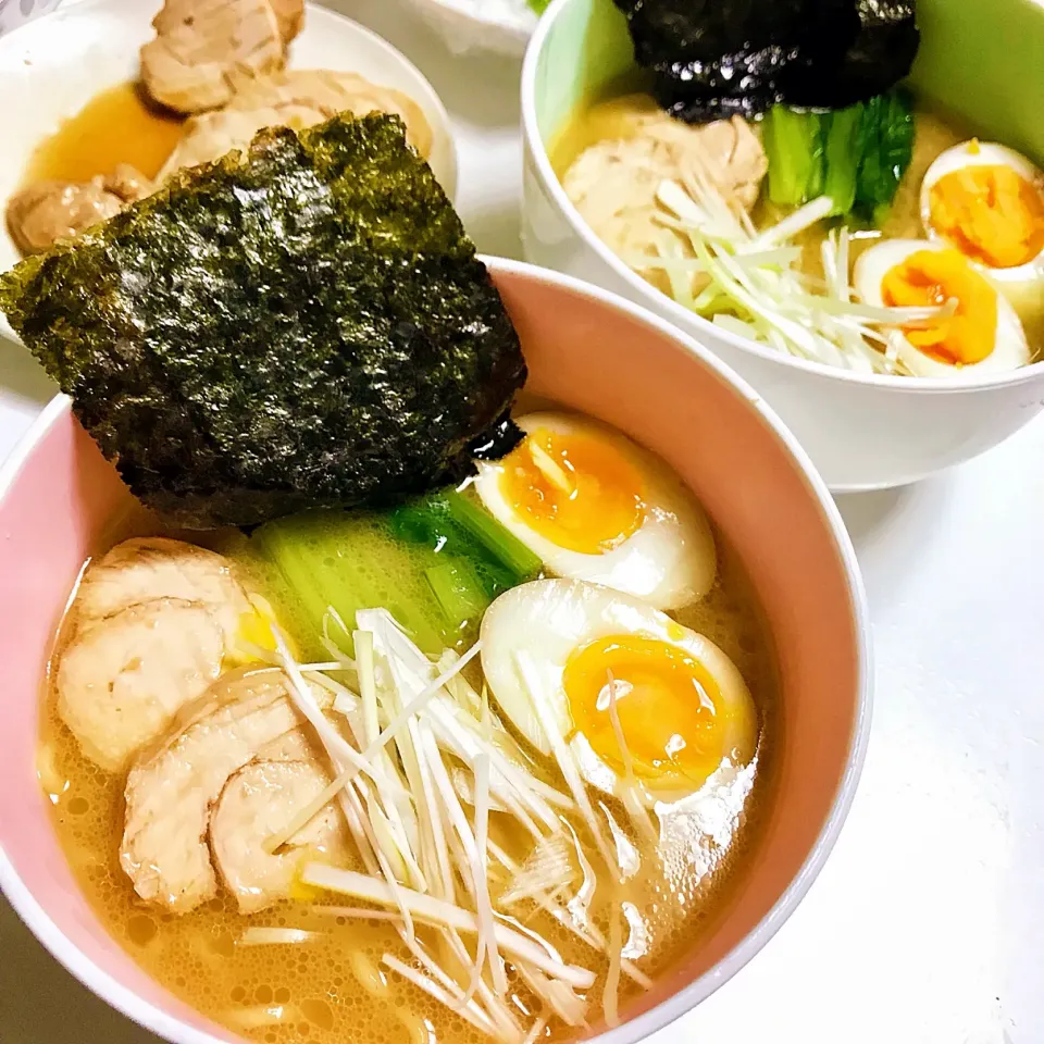 手作り鶏チャーシュー＆味玉で家系ラーメン|綾奈さん