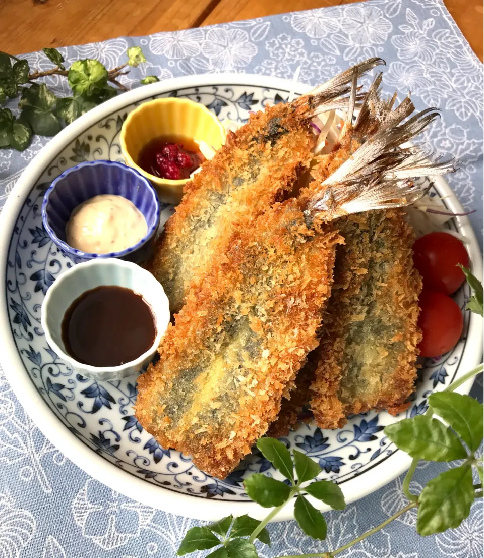 🐟サクッとふわふわ いわしフライもりもり🐟🍚🥢|Hollyさん