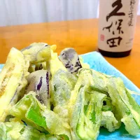 Snapdishの料理写真:夏野菜の天ぷら|よきっちさん