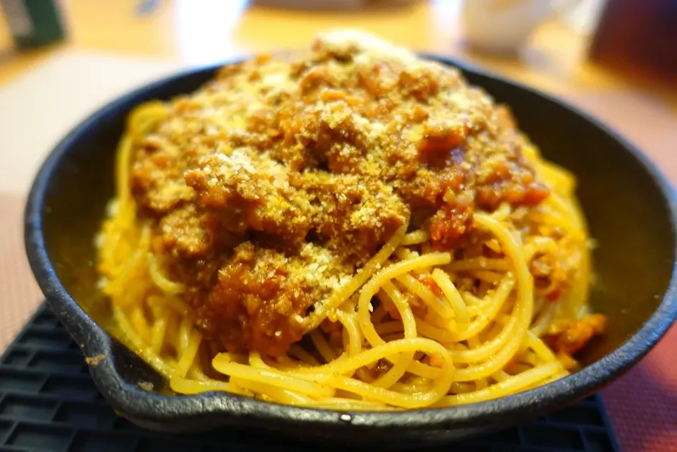 Snapdishの料理写真:大豆のお肉ミンチで作ったミートソース|cookingパパ五郎さん