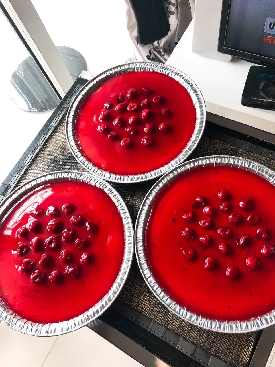 My sweet Cherry cream cheese pies❤️|Zさん