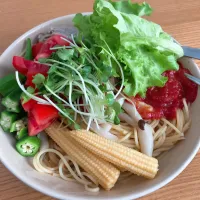 野菜たくさんの冷製パスタ|mimiさん