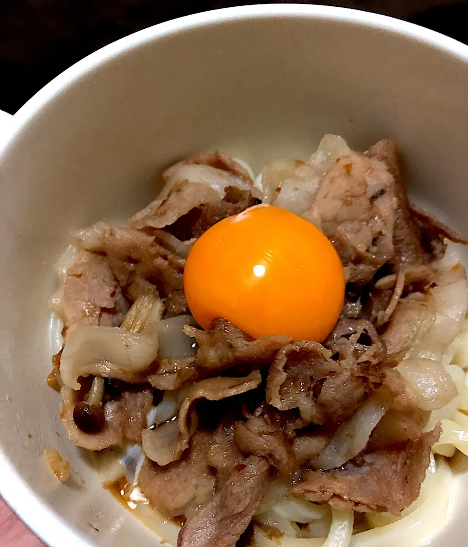 Snapdishの料理写真:すき焼き風うどん|ばるさん