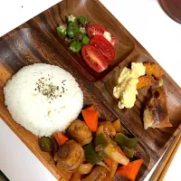 Snapdishの料理写真:ワンプレート夜ごはん|よ-こさん