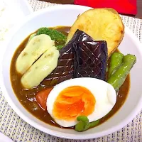 Snapdishの料理写真:野菜たっぷりスープカレー|やっこさん