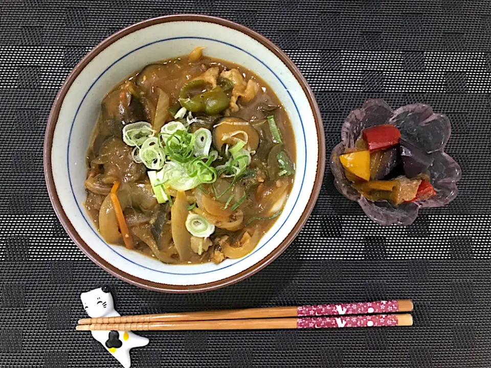 夏野菜カレーうどん|ゆうかさんさん