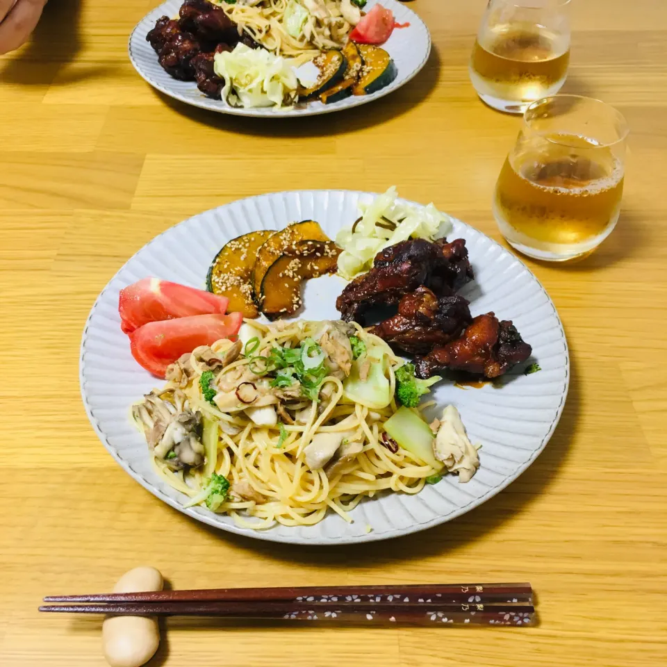 舞茸とブロッコリーとツナのパスタ🍝|りりさん