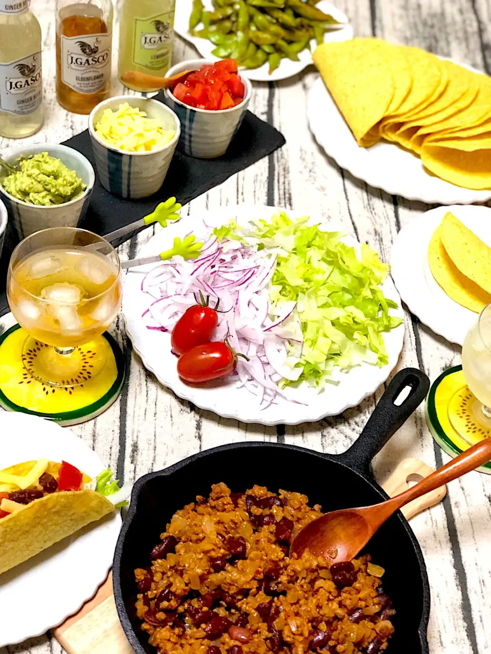 大豆のお肉でタコス🌮|シフォンさん