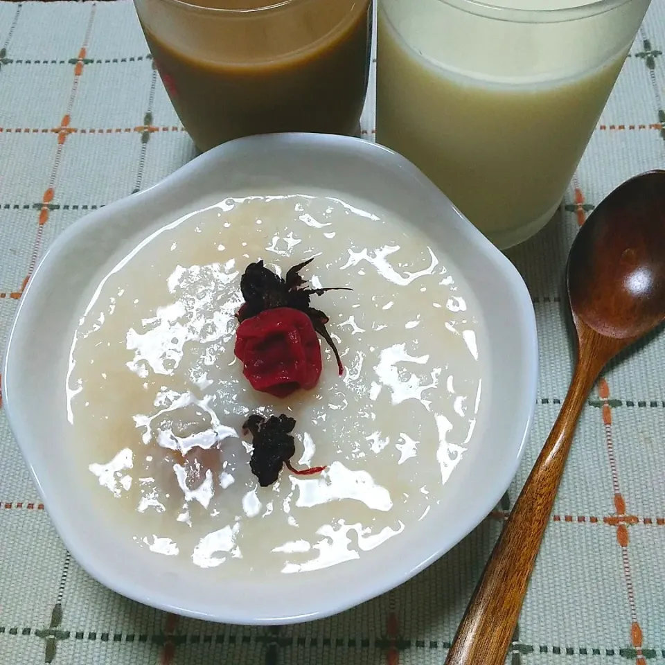 消化よくお粥で朝食|akkoさん