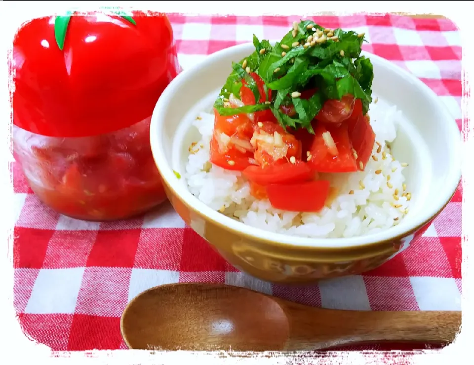 🍅トマトdeさっぱりご飯🍅|ひとみんΨ(*´∀｀)Ψさん