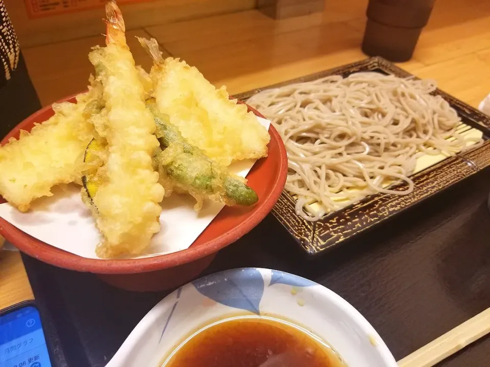 Snapdishの料理写真:天ざる蕎麦|しあるさん