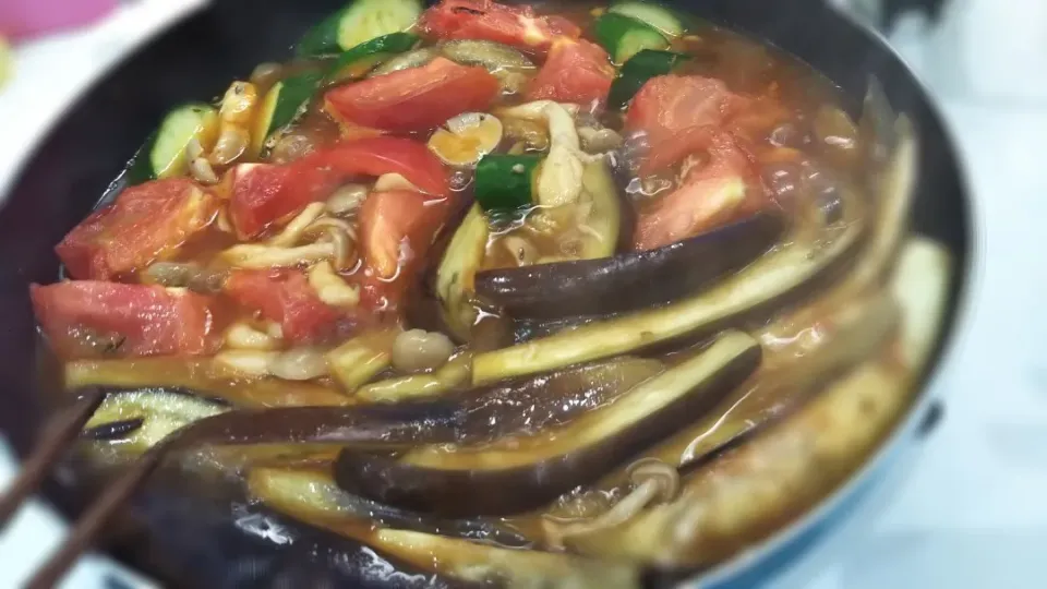 Snapdishの料理写真:夏野菜そうめん トッピング|葵さん