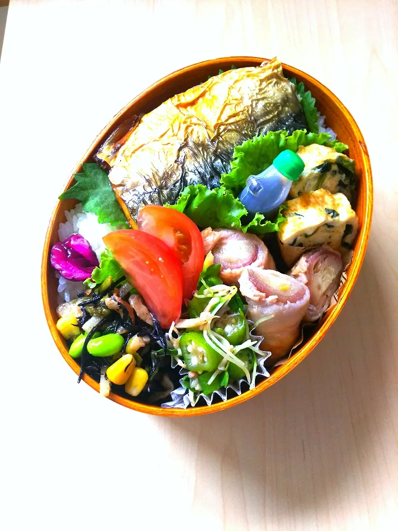 Snapdishの料理写真:わっぱ弁当|Noriko Sakaiさん