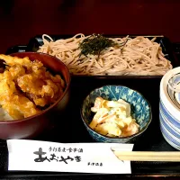 舞茸丼とざる蕎麦セット🥢|くっきいさん