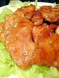 オクハマモさんのブロックを使って！豚もも肉の甘酢焼き♪ #楽天レシピ|楽天レシピさん