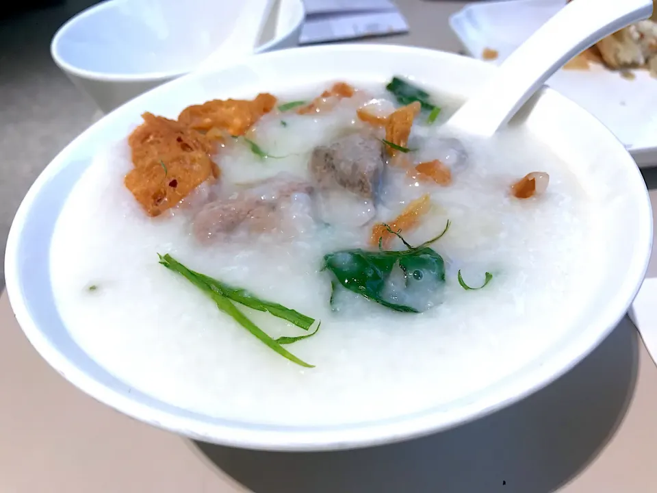 Pig liver congee|Sky Blueさん