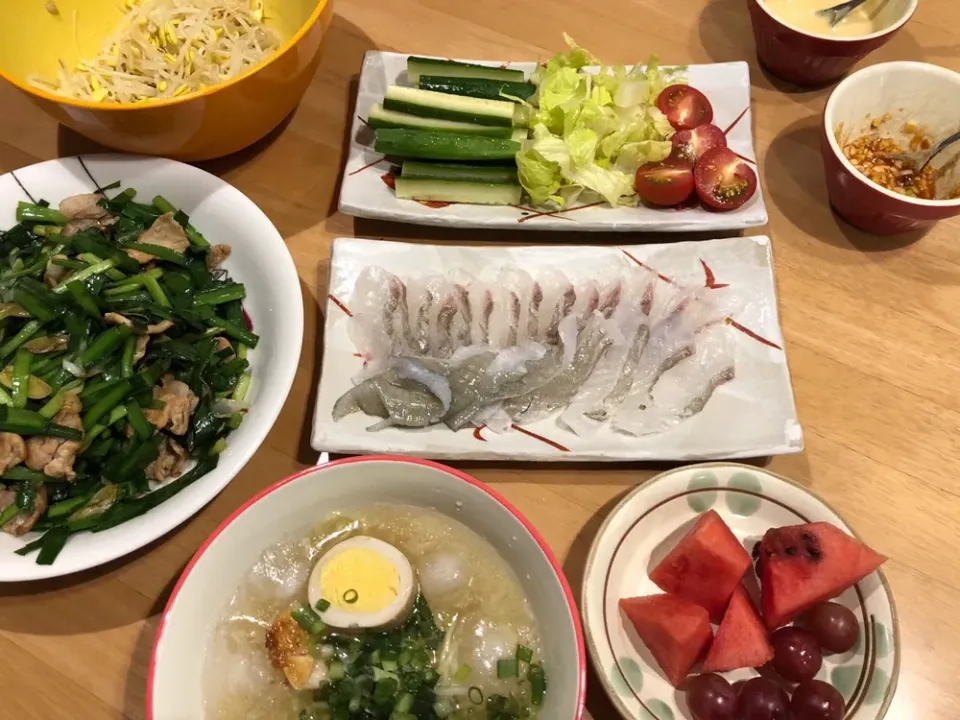 Snapdishの料理写真:夫作★冷やしラーメン|Natsuki Ishikawaさん