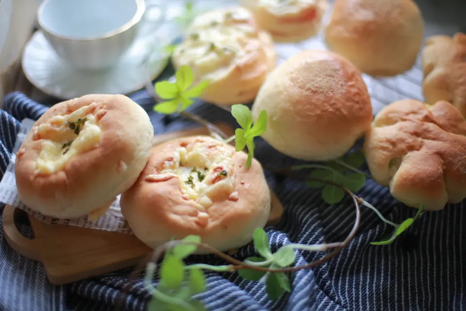 1つの生地で！4種のパン♫|ゆいか＊さくママさん