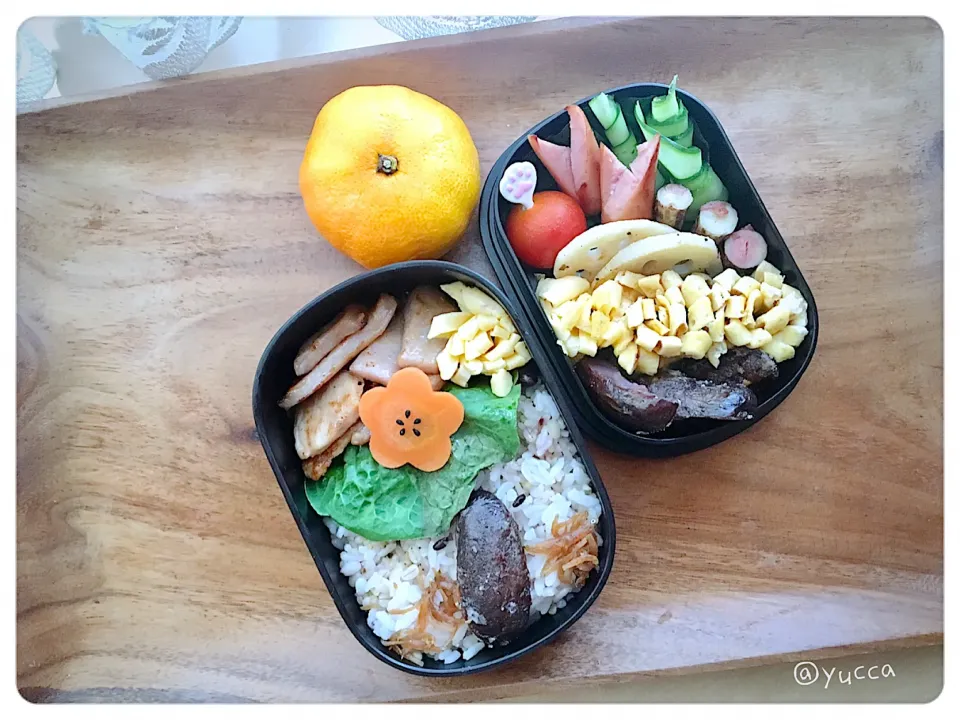 Snapdishの料理写真:JK模試弁当📝2019.8.18(Sun.)|yucca@さん