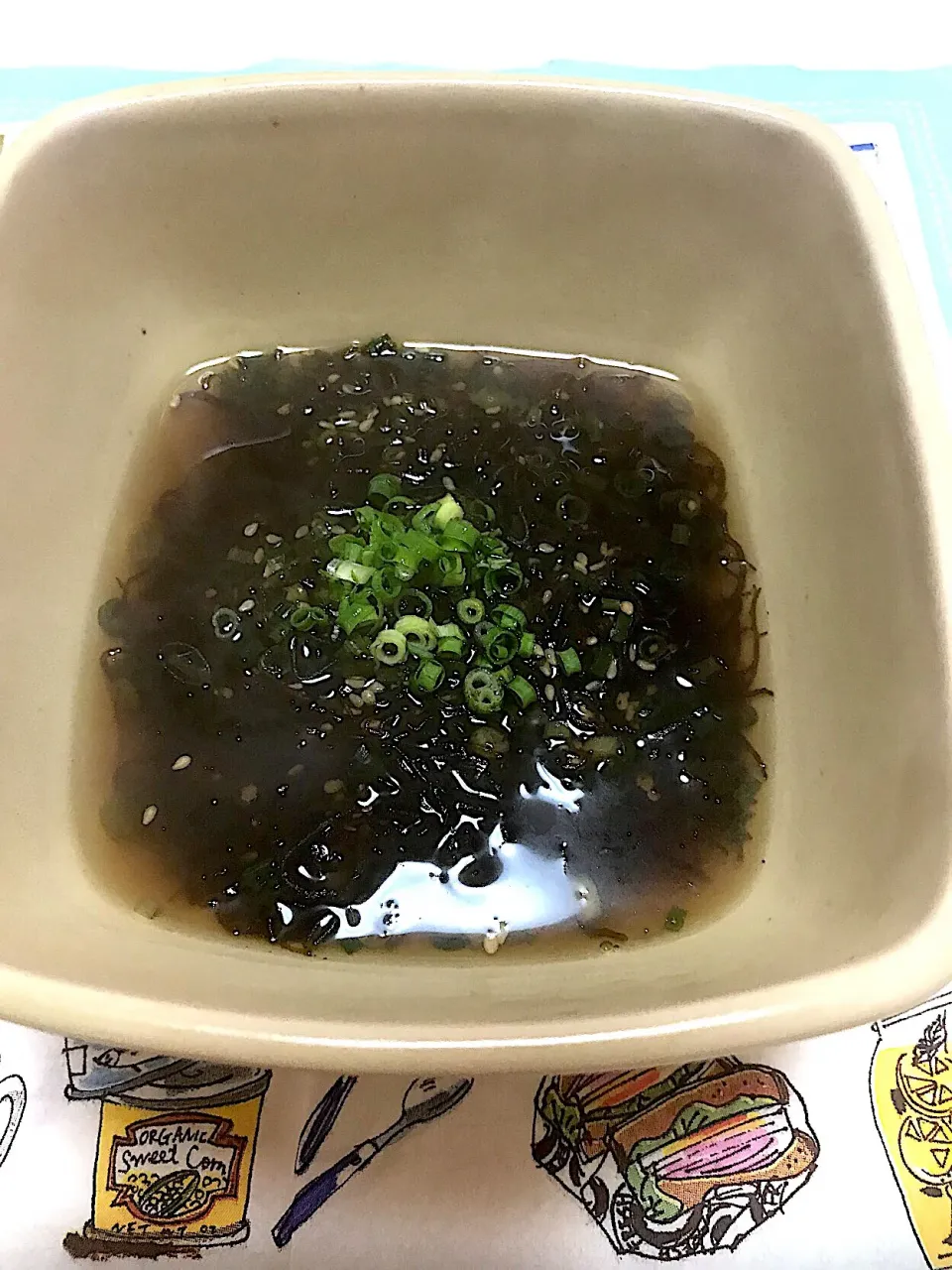 Snapdishの料理写真:もずくの中華風スープ|ななっちさん