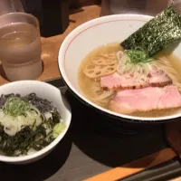 冷やし中華そば塩&シメご飯|まさん