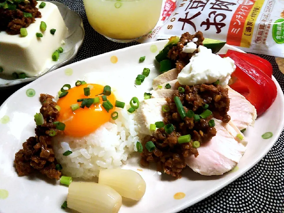 ダイズラボで肉味噌|のんたかさん