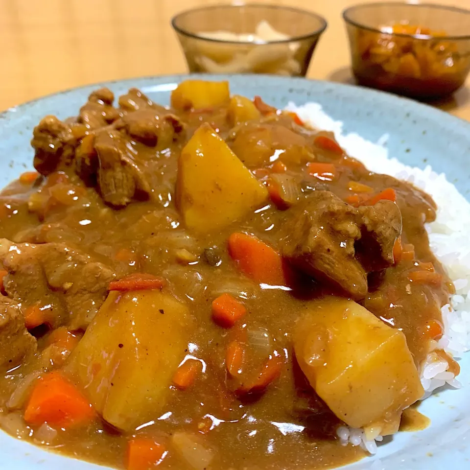 旦那様作、いつもの我が家のカレー|Happiness kitchen〜お花と美味しいもの〜さん