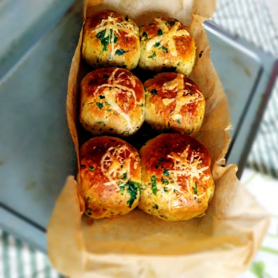 mini cheese garlic bread|reginaさん