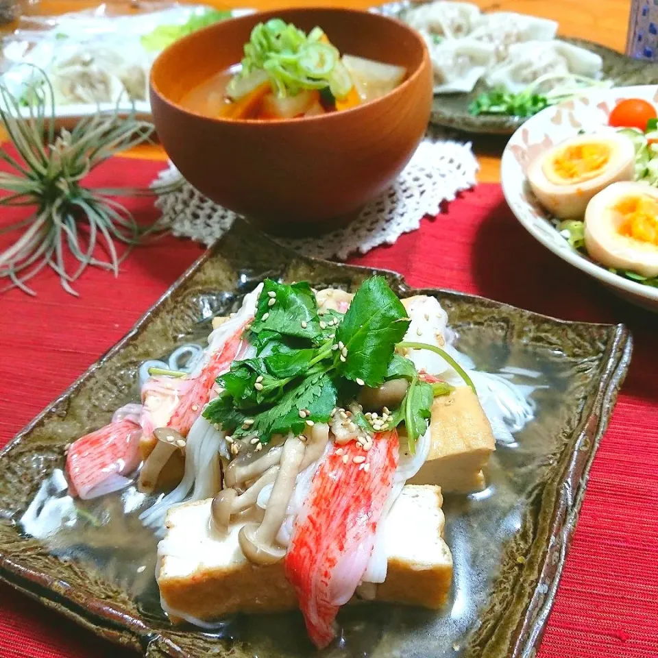 からあげビールさんの料理 簡単5分!白だしだけで絶品♪厚揚げと三つ葉のサッと煮|とまと🍅さん