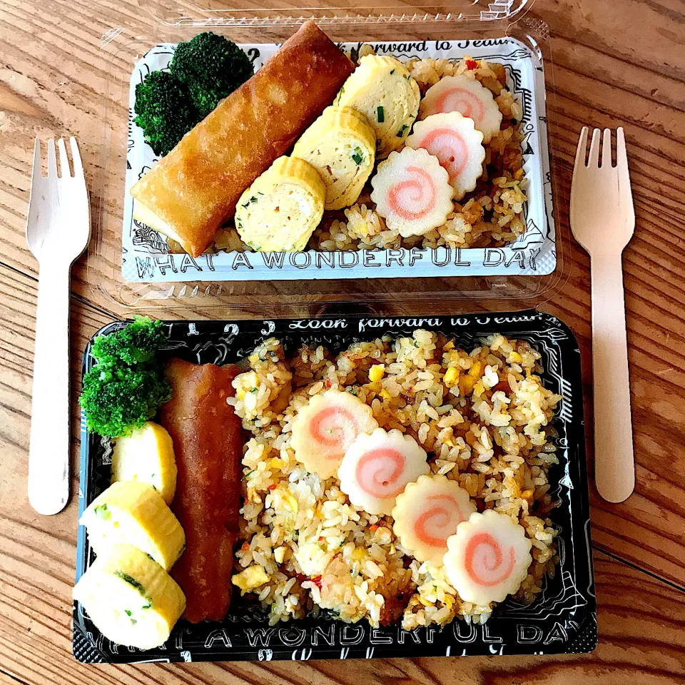 娘弁当 旦那弁当 炒飯弁当|mnkさん