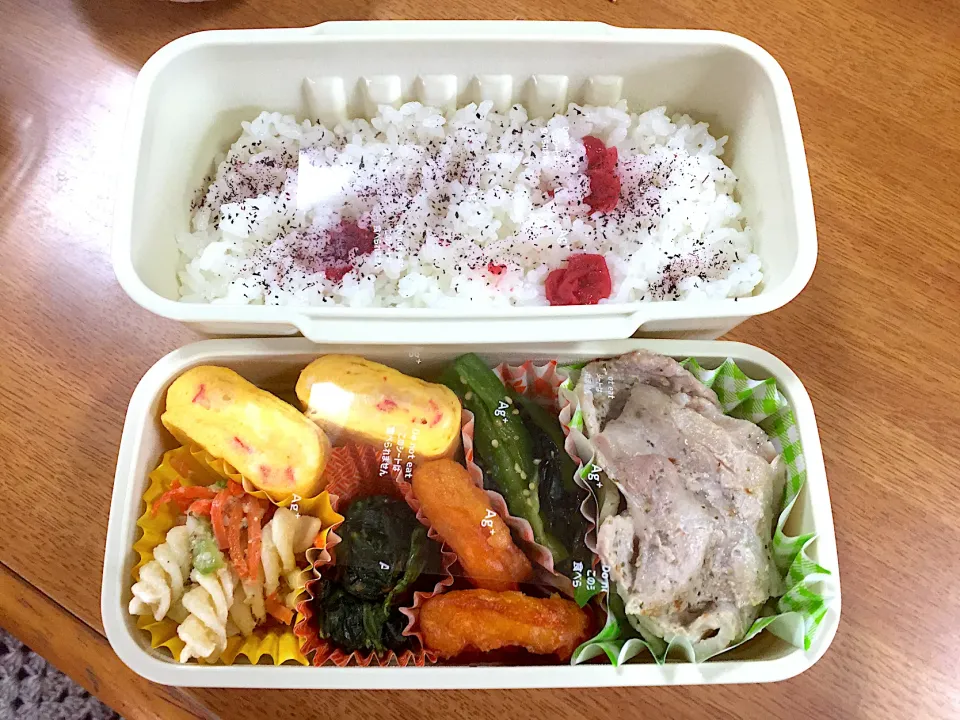 Snapdishの料理写真:パパさん弁当|すずまゆさん