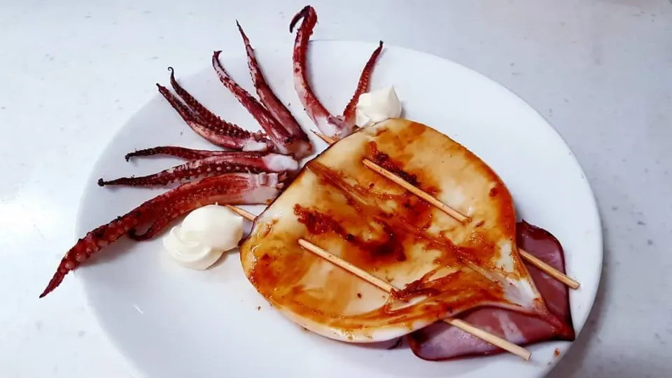 grilled squid|steven z.y.さん