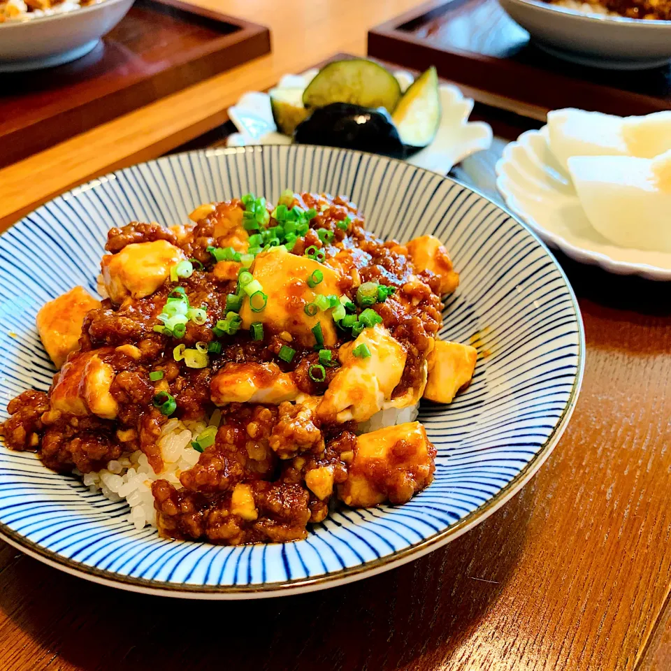 麻婆豆腐丼|いちごさん