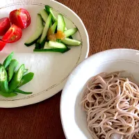 Snapdishの料理写真:蕎麦ランチ|もーさんさん