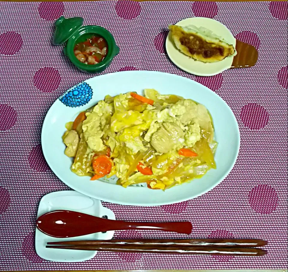 親子丼🍚晩ご飯🌃🎵|とししいたけさん