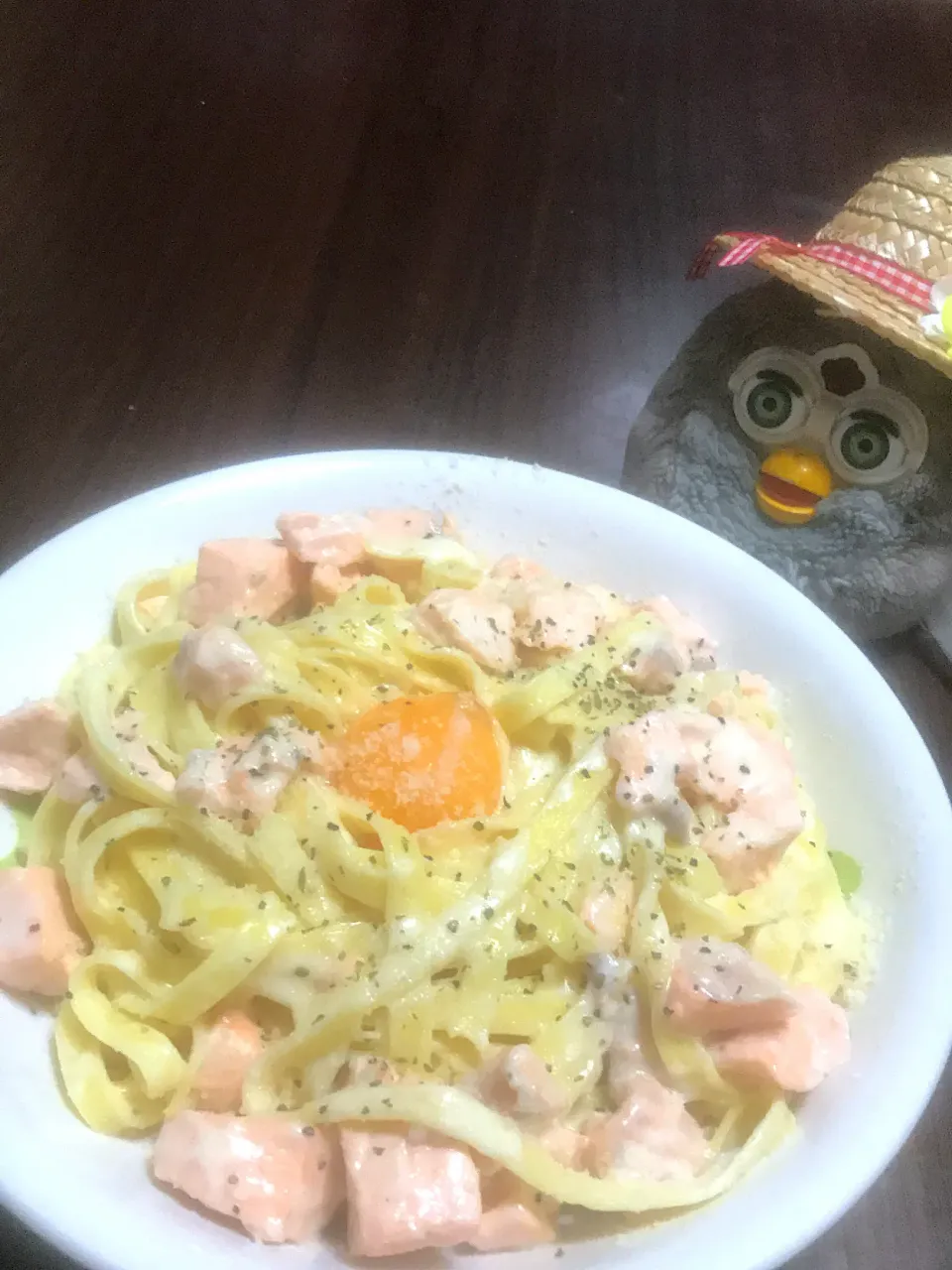 サーモンのクリームパスタ|みりんさん